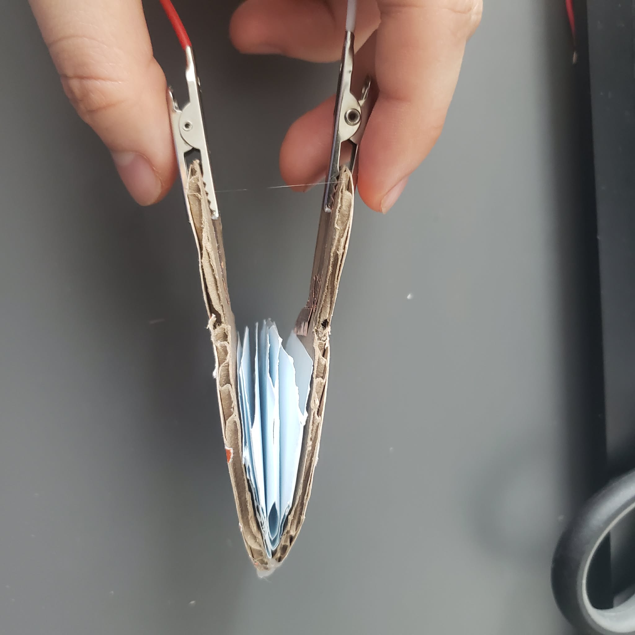 This is a prototype of a Bellows in its default state.
