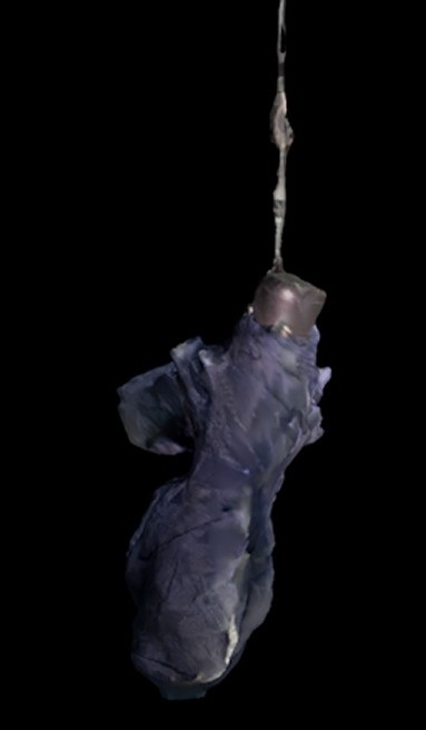 3D scanned umbrella, the scan is suprisingly detailed, and not much was lost