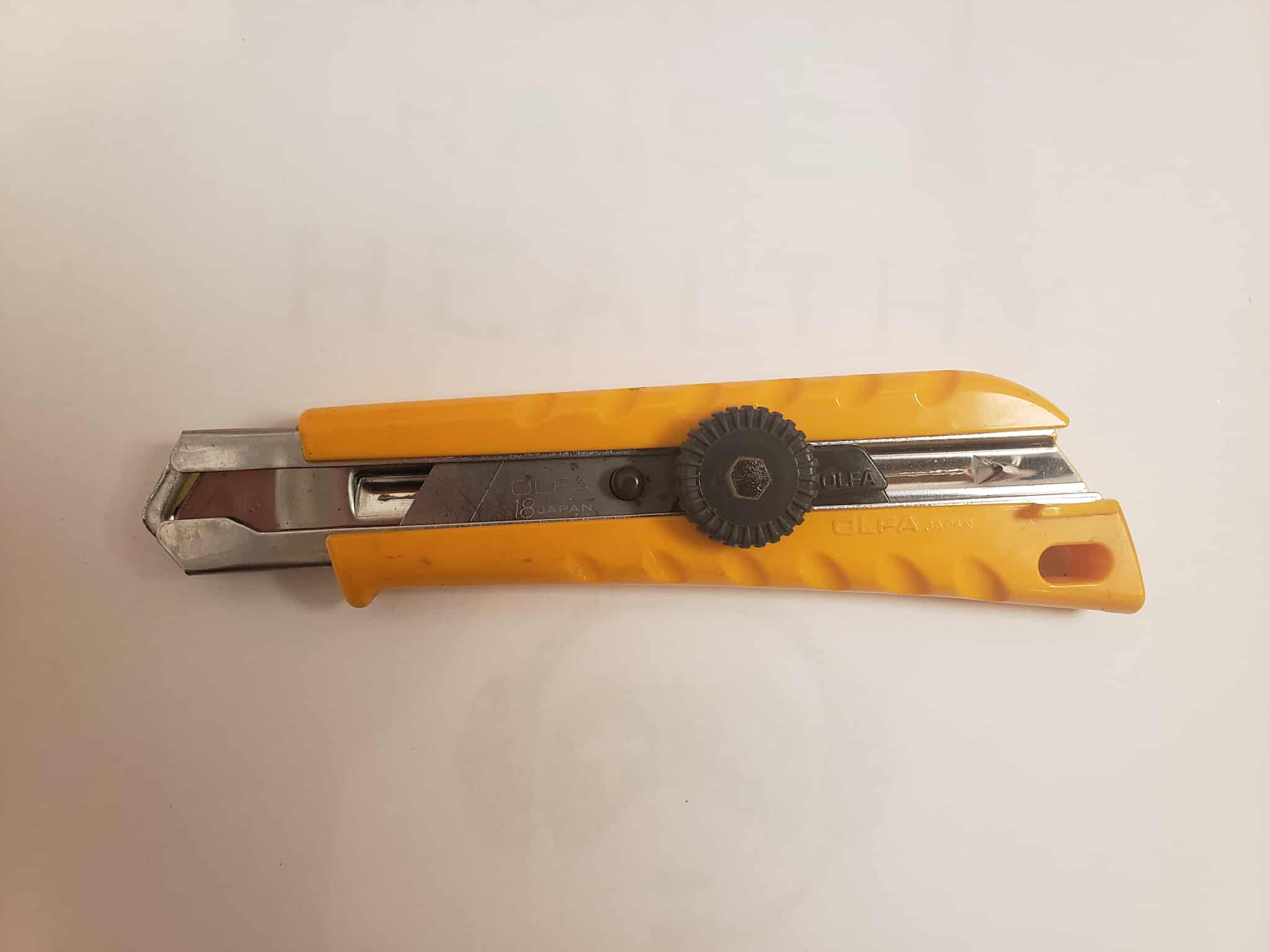 topdown view of a knife