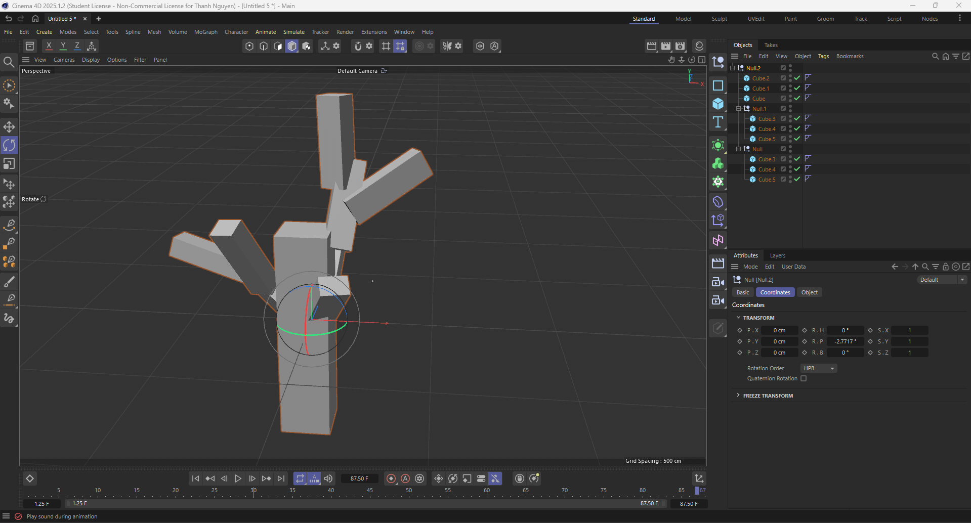 tree and null object tutorial