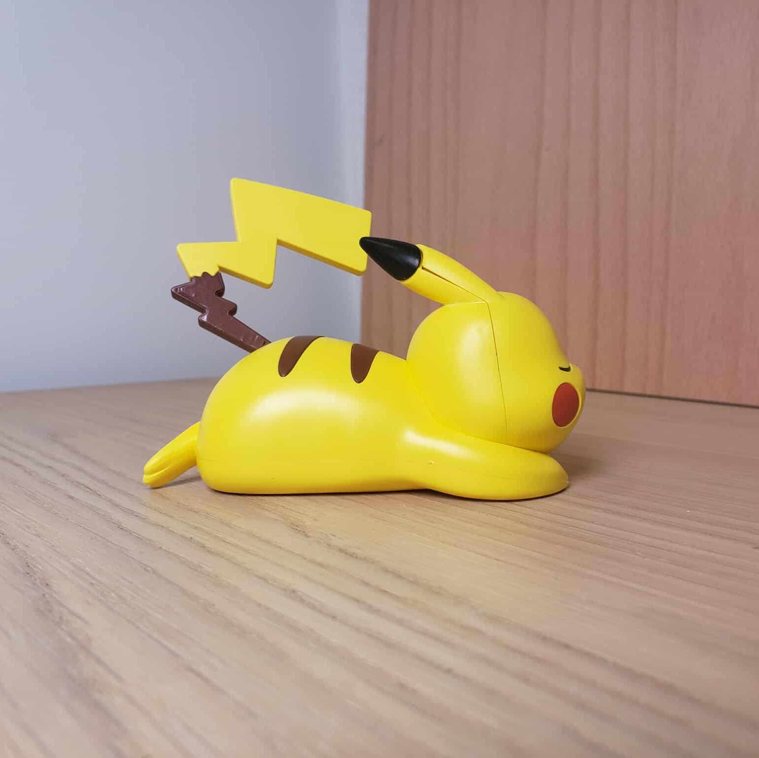 right side view of a Pikachu figurine